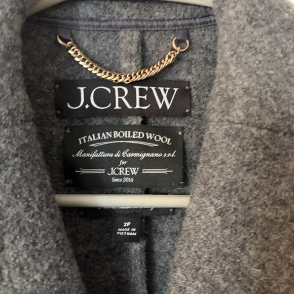 JCREW Boiled Wool coat (Petite) - Picture 2 of 9